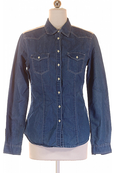 Dámská Košile Modrá Terranova Second hand Vel. S | Terranova | obrázek 2