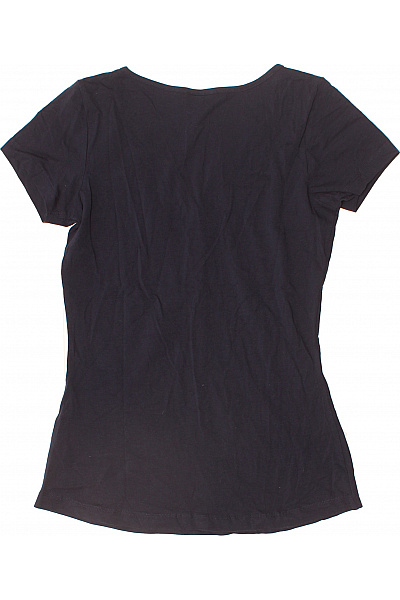 Jednoduché Dámské Tričko Modré Vel. M | BELOVED | obrázek 3