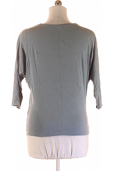 TAHARI Dámské tričko basic šedé s kulatým výstřihem a tříčtvrtečním rukávem Vel. M | TAHARI | obrázek 3