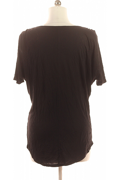 Jednoduché Dámské Tričko Černé Vel. M | Unimoda | obrázek 3