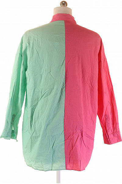 sinsay Bavlněná dámská košile dlouhý rukáv barevná oversized ležérní Vel. M | sinsay | obrázek 3