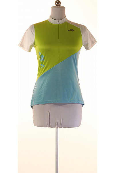 CRIVIT SPORTS Dámské sportovní cyklistické tričko krátký rukáv zelená modrá asymetrické Velikost M | CRIVIT SPORTS | obrázek 2