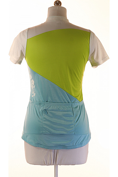 CRIVIT SPORTS Dámské sportovní cyklistické tričko krátký rukáv zelená modrá asymetrické Velikost M | CRIVIT SPORTS | obrázek 3