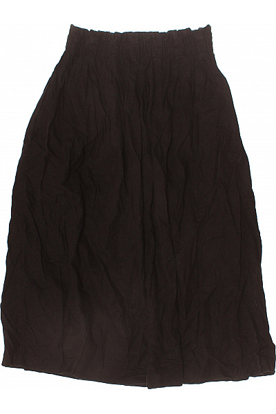 asos Dámská černá nabíraná maxi sukně s gumou v pase Velikost 36 | asos | obrázek 3