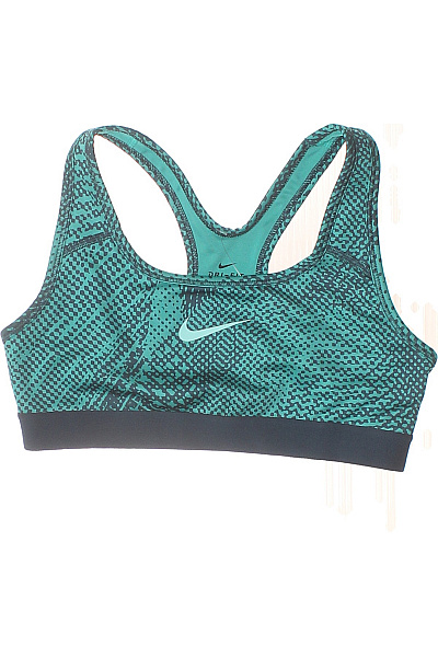 Nike Dívčí sportovní podprsenka zelená kostkovaná Velikost 10/12 let | Nike | obrázek 2