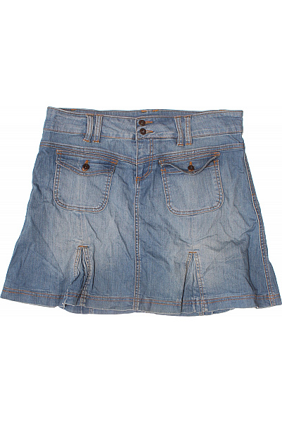 ONLY Dámská džínová sukně s kapsami áčková krátká modrá Vel. 31 | ONLY | obrázek 2