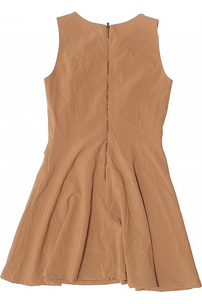 Marks & Spencer Béžové letní šaty bez rukávů áčkový střih elegantní jednobarevné Vel. 10 | Marks & Spencer | obrázek 2