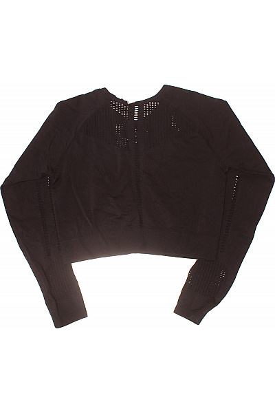 ONLY Dámské černé sportovní crop top s dlouhým rukávem fitness Velikost M | ONLY | obrázek 2