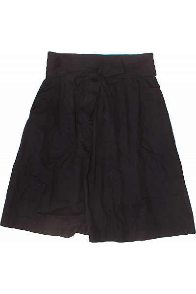 Canda Dámská černá áčková sukně s páskem a mašlí ke kolenům Vel. S | Canda | obrázek 2