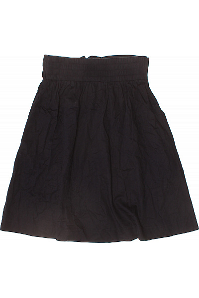 Canda Dámská černá áčková sukně s páskem a mašlí ke kolenům Vel. S | Canda | obrázek 3