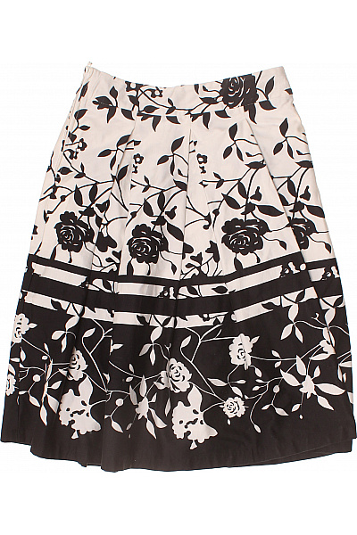 Orsay Dámská áčková midi sukně s potiskem květinová černobílá Vel. 34 | Orsay | obrázek 3