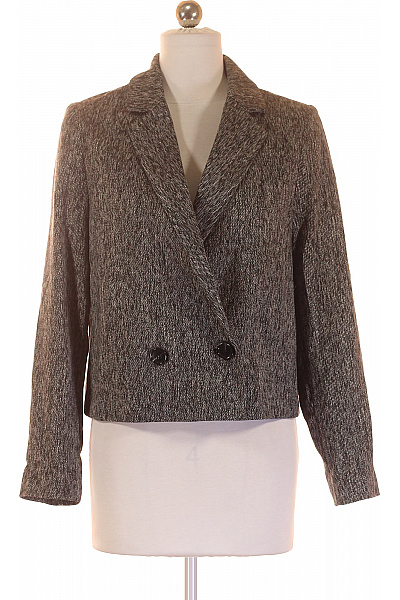 F&F Dámský Kabát Černobílý Vel. 34