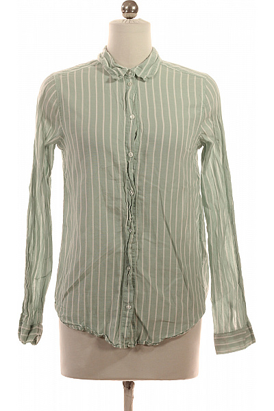 Dámská Košile Zelená Vel. 34 | HM  | obrázek 2