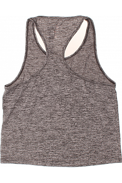 USA PRO Dámské šedé melange sportovní tílko fitness na cvičení racerback Vel. M | USA PRO | obrázek 3