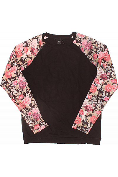 ATMOSPHERE Dámská černá halenka raglánové rukávy květinový potisk dlouhý rukáv Velikost 38 | ATMOSPHERE | obrázek 2