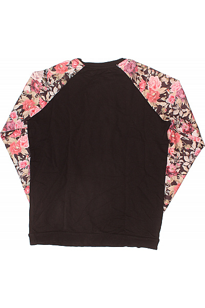 ATMOSPHERE Dámská černá halenka raglánové rukávy květinový potisk dlouhý rukáv Velikost 38 | ATMOSPHERE | obrázek 3