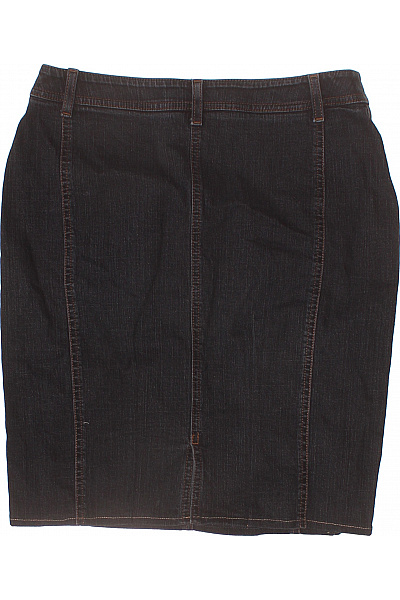Marks & Spencer Dámská džínová sukně ke kolenům černá rovná Vel. 8 | Marks & Spencer | obrázek 3