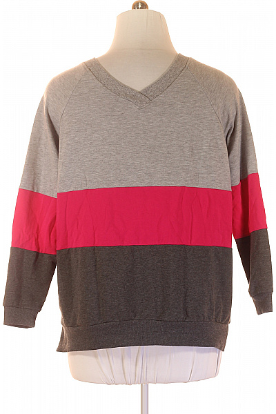 Dámská Mikina Bez Zapínání Barevná Second hand Vel. L/XL | RUE PARIS | obrázek 3