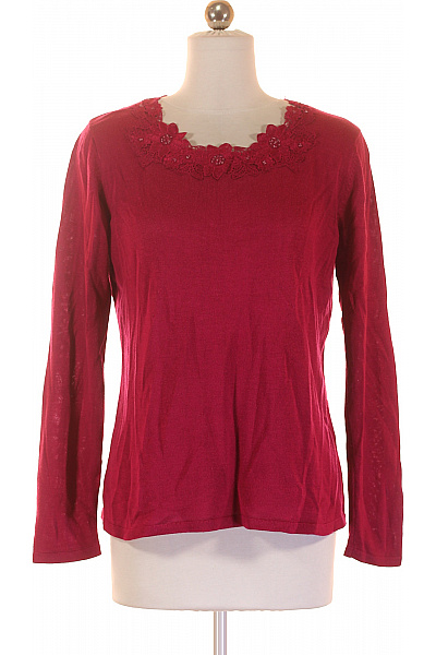  Halenka Pletená Růžová Second hand Vel. S | Unimoda | obrázek 2