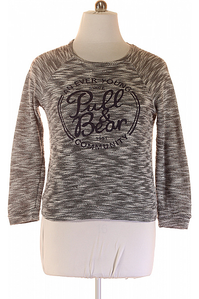 Dámský Pulovr Šedý PULL&BEAR Vel. L/XL | PULL&BEAR | obrázek 2