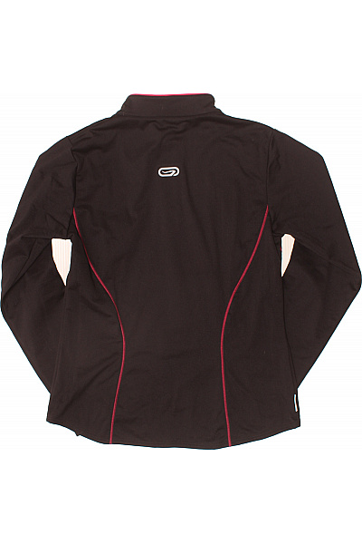 KALENJI Dámská černá sportovní mikina s dlouhým rukávem a zipem u krku Vel. M | KALENJI | obrázek 2