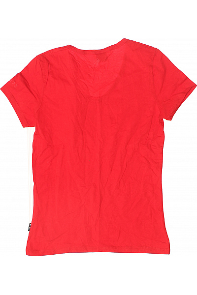 Jednoduché Dámské Tričko Červené Vel. M | sam73 | obrázek 3
