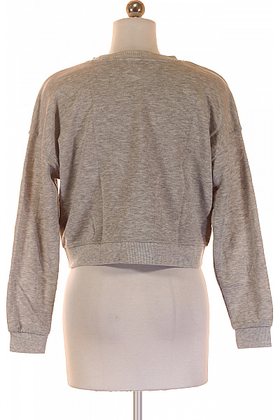 Sinsay Dámská Mikina Bez Zapínání Šedá Second hand Vel. S | sinsay | obrázek 3