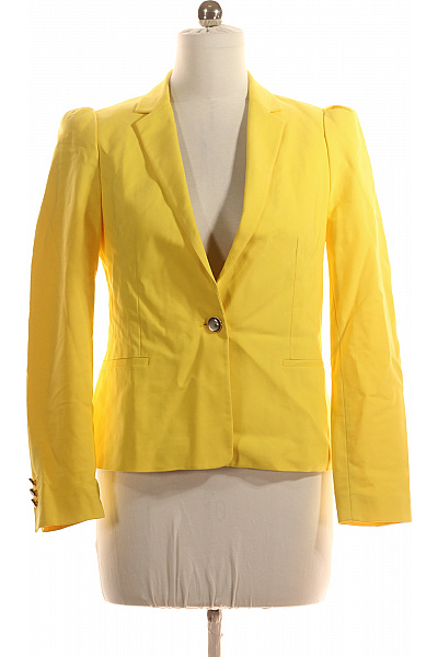 ZARA Dámské Sako Žluté Second hand Vel. L | ZARA | obrázek 2