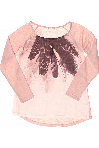 Dámské Tričko s Potiskem Růžové Orsay | Orsay | obrázek 2