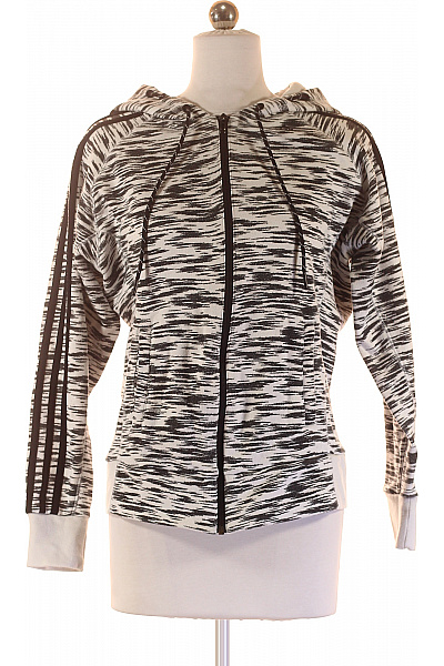 Dámská Mikina Černobílá ADIDAS Vel. S