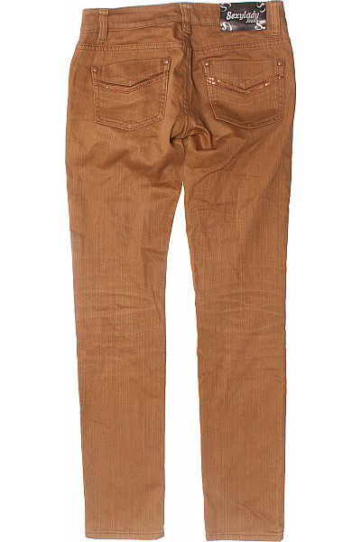 Dámské Džíny Hnědé Vel. 38 | JEANS | obrázek 2