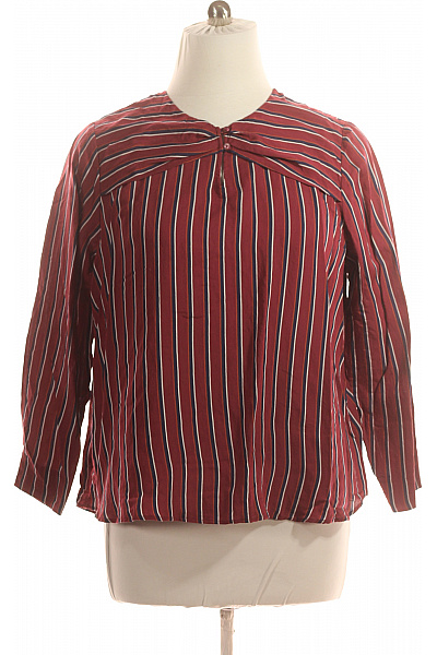 Marks & Spencer Vzorovaná  Halenka Červená Vel. 48 | Marks & Spencer | obrázek 2