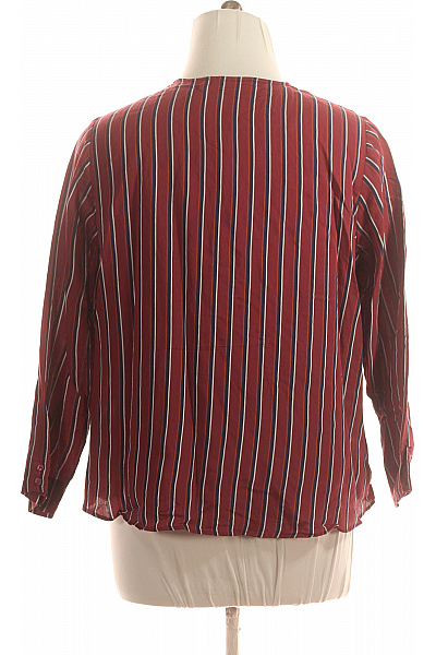 Marks & Spencer Vzorovaná  Halenka Červená Vel. 48 | Marks & Spencer | obrázek 3