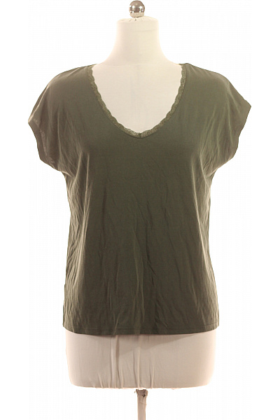 Dámské Tričko Zelené PROMOD Second hand | PROMOD | obrázek 2