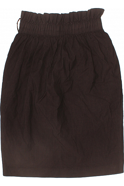 tonello Dámská hnědá balonová sukně s gumou v pase nabíraná Vel. XS | tonello | obrázek 3
