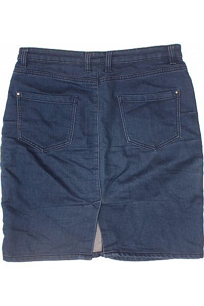 Esmara Dámská džínová sukně ke kolenům s kapsami modrá bavlněná rovná Velikost 36 | Esmara | obrázek 3