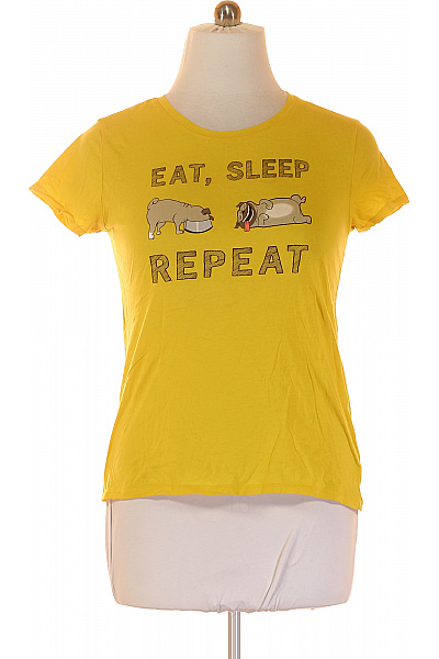 Dámské Tričko s Potiskem Žluté FB SISTER Vel. XL | FB SISTER | obrázek 2