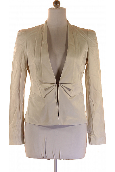Orsay Dámské společenské sako elegantní vypasované béžové moderní bez klop Vel. M | Orsay | obrázek 2