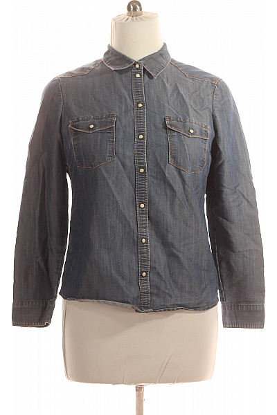 Riflová Dámská Košile Modrá Esprit Second hand Vel. XL | Esprit | obrázek 2