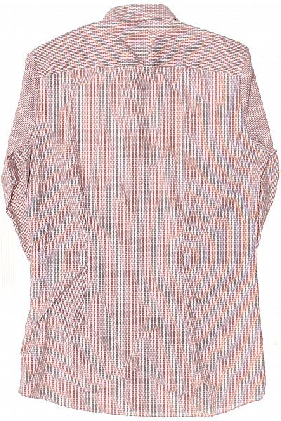 Next Vzorovaná Pánská Košile Vínová Vel. 38 | Next | obrázek 3