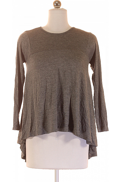 ZARA Jednoduché Dámské Tričko Šedé Outlet Vel. S | ZARA | obrázek 2