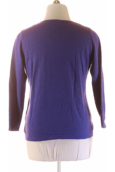 Dámský Pulovr Fialový Vel. XL | Unimoda | obrázek 2