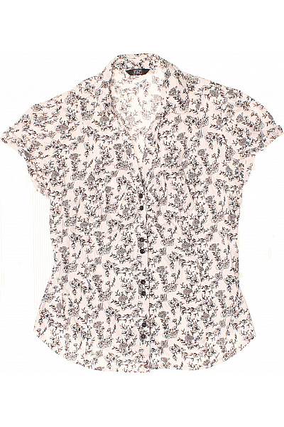 F&F Vzorovaná Dámská Košile Černobílá Second hand | F&F | obrázek 2