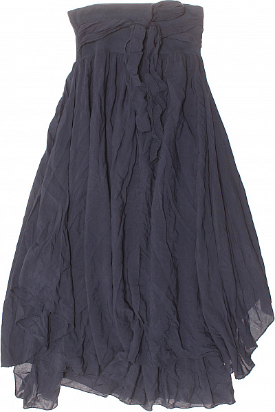 Dlouhá  Sukně Modrá