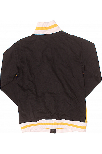 Černá žlutá rozepínací mikina se stojáčkem s výšivkou streetwear Vel. M | Unimoda | obrázek 3