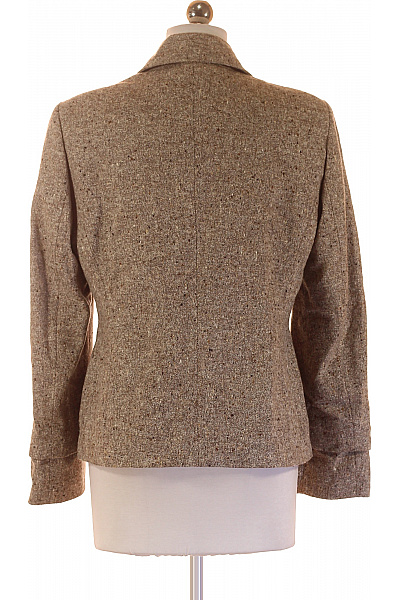 Krátký Dámský Kabát Vlněný Hnědý MADELEINE | MADELEINE | obrázek 3