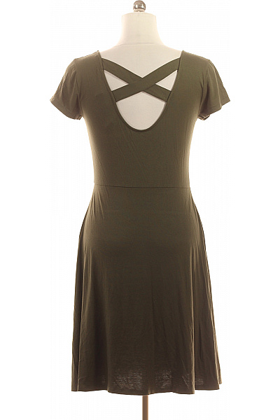 Tričkové  Šaty Zelené Vel. 40 | Unimoda | obrázek 3