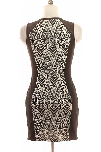 Šaty Černobílé Vel. 40 | Unimoda | obrázek 3