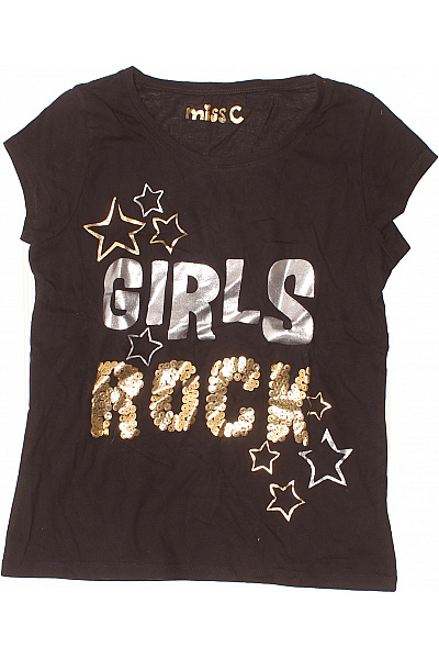 CHEROKEE Dívčí Tričko Černá Second hand | CHEROKEE | obrázek 2