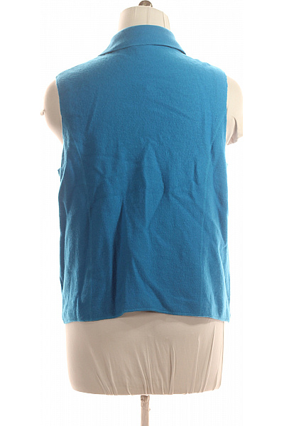 GERRY WEBER Kratká Dámská Vesta Modrá Second hand Vel. 46 | GERRY WEBER | obrázek 3